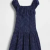 Kids Polka Dot Drop-Waist Dress