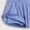 Kids Quick-Dry Butterfly-Hem Run Shorts