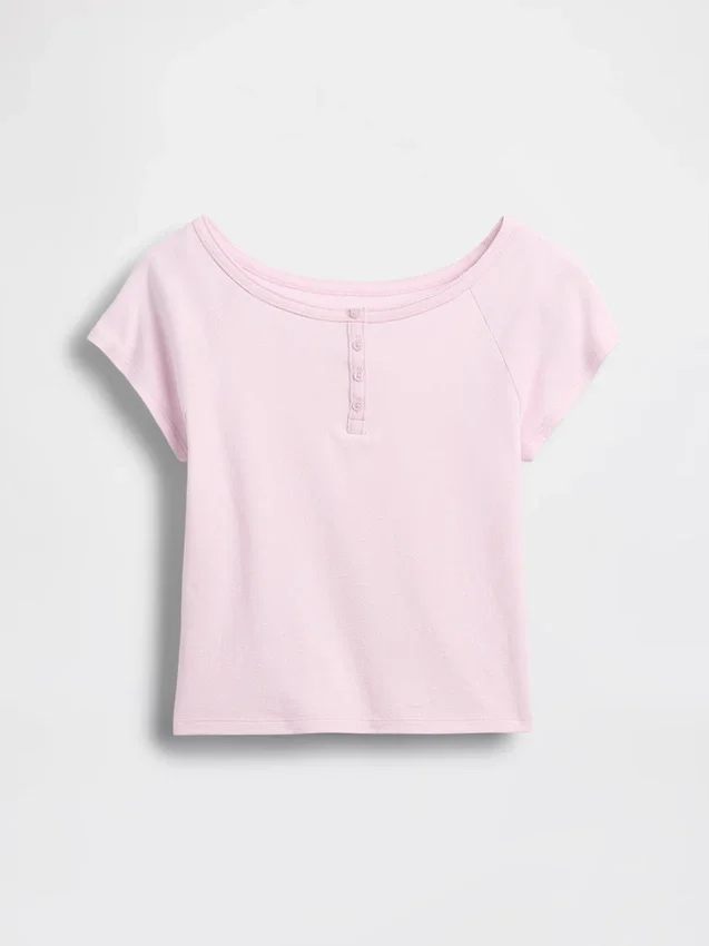 Kids Raglan Henley T-Shirt
