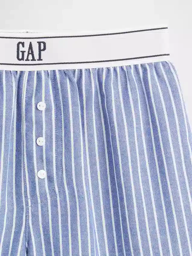 Kids Recycled Flannel Pj Boxer Shorts