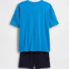 Kids Recycled Oversized Soccer Pj Short Set