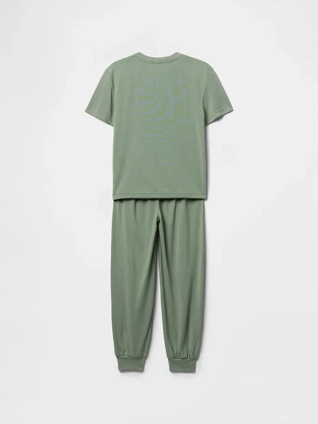 Kids Recycled Pj Jogger Set