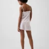 Kids Recycled Pj Ruffle Cami Short Set