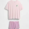 Kids Recycled Pj Short Set