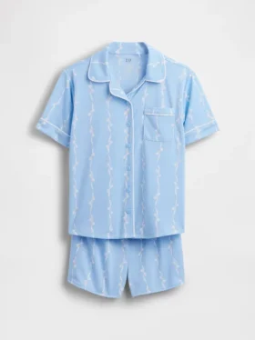 Kids Recycled Pj Short Set