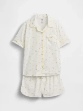 Kids Recycled Pj Short Set
