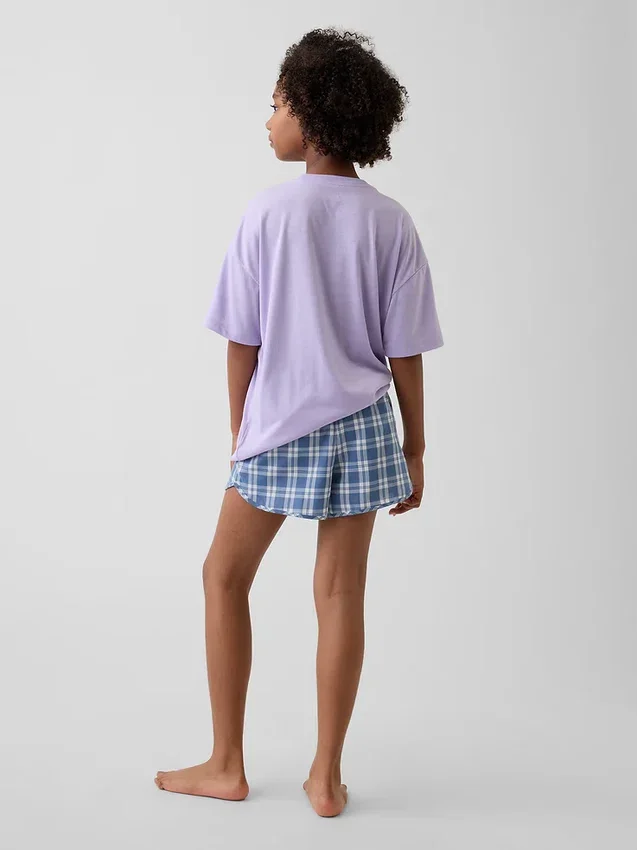 Kids Recycled Pj Short Set