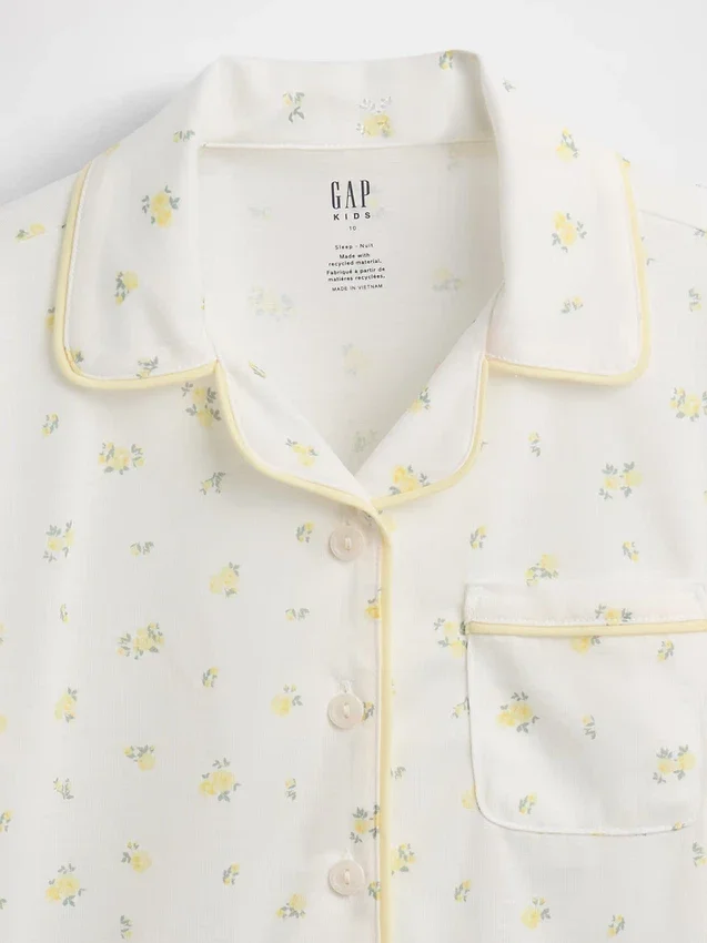 Kids Recycled Pj Short Set