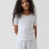 Kids Recycled Pointelle Pj Shorts