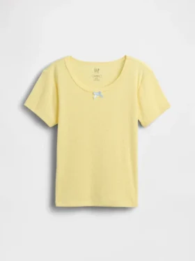 Kids Recycled Pointelle Pj T-Shirt