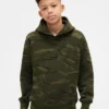 Kids Relaxed Camo Hoodie