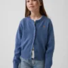 Kids Relaxed Crop Cardigan