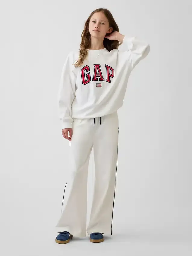 Kids Relaxed Easy Wide-Leg Pants