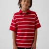 Kids Relaxed Pique Polo Shirt