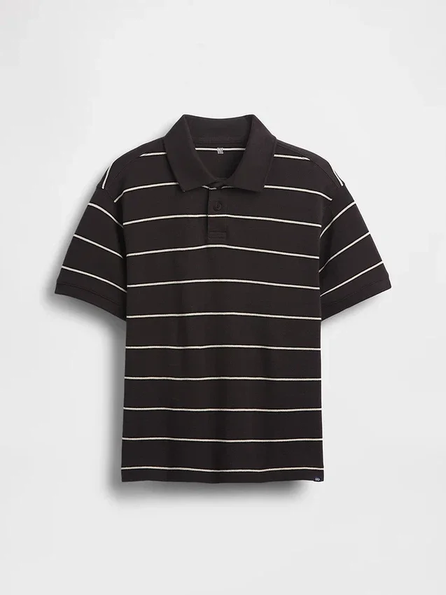 Kids Relaxed Pique Polo Shirt