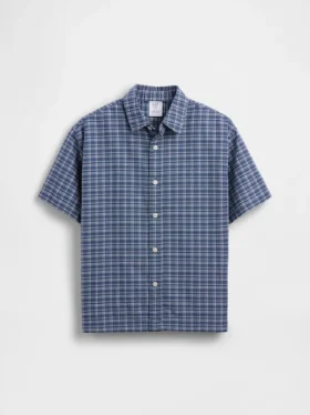 Kids Relaxed Plaid Oxford Shirt