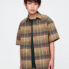 Kids Relaxed Plaid Shirt