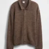 Kids Relaxed Polo Cardigan Sweater