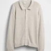 Kids Relaxed Polo Cardigan Sweater