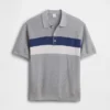 Kids Relaxed Stripe Polo Sweater Shirt
