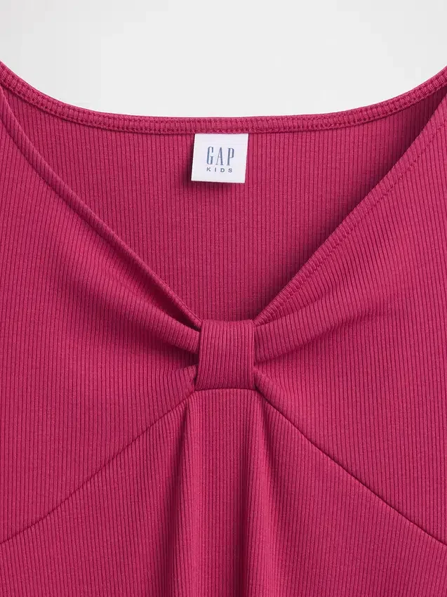 Kids Rib Bow Dress