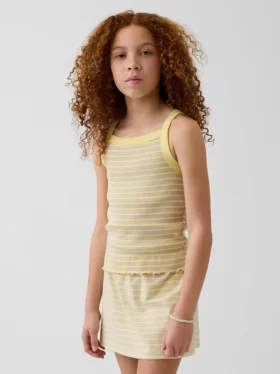 Kids Rib Square-Neck Tank Top