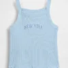 Kids Rib Square-Neck Tank Top