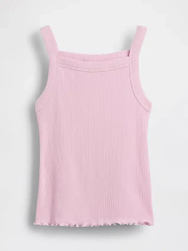 Kids Rib Square-Neck Tank Top