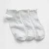 Kids Ruffle Ankle Socks (3-Pack)