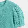 Kids Scalloped Mixed-Stitch Sweater