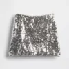 Kids Sequin Mini Skirt