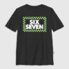 Kids Six Seven Checkered Graphic T-Shirt