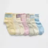Kids Slouchy Varsity Quarter Crew Socks (7-Pack)