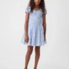 Kids Smocked Print Dress