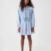 Kids Smocked Print Dress