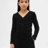 Kids Softspun Rib Ruched Top