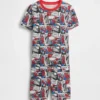 Kids Spider-Man Organic Brushed Cotton Pj Short Set