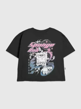 Kids Spongebob Y2K Graphic T-Shirt