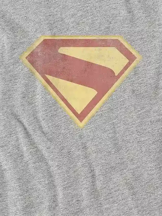 Kids Superman 2025 Logo Full Color Distress Graphic T-Shirt