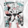 Kids Superman Comic Panels Graphic T-Shirt