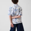 Kids Textured Floral Relaxed Vacay Shirt