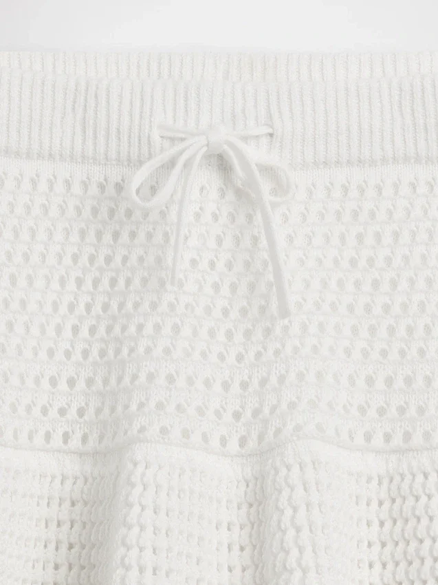 Kids Tiered Crochet Skort