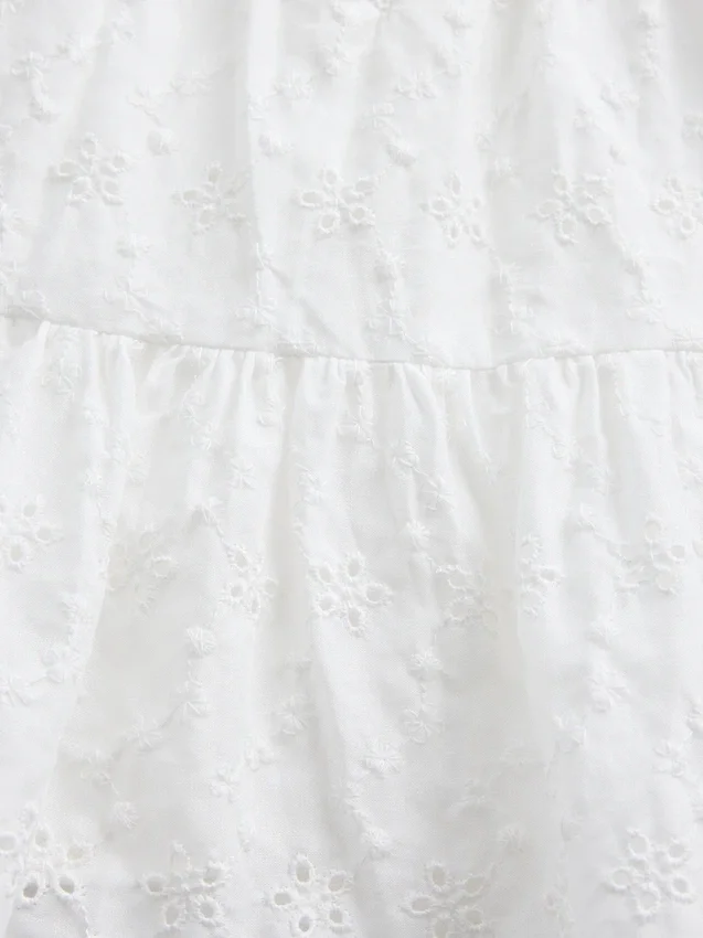 Kids Tiered Eyelet Tank Top