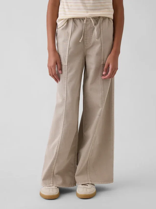 Kids Twill Baggy Pants
