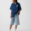 Kids Ultrasoft Denim Baggy Shorts