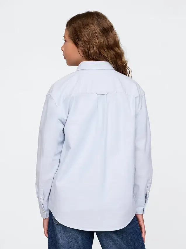 Kids Uniform Relaxed Oxford Shirt