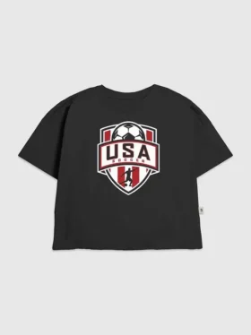 Kids Us Soccer Shield Graphic T-Shirt