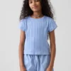 Kids Variegated Rib Fitted T-Shirt