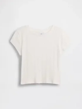 Kids Variegated Rib Fitted T-Shirt