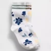 Kids Varsity Floral Crew Socks